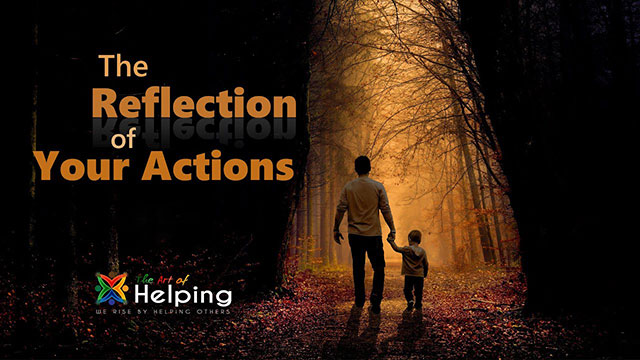 'The Reflection of Your Actions' moral story
