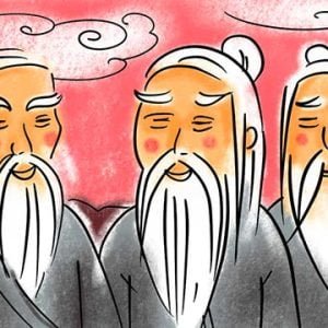 চীন দেশের লোককথা: তিন সদানন্দ ভিক্ষুক